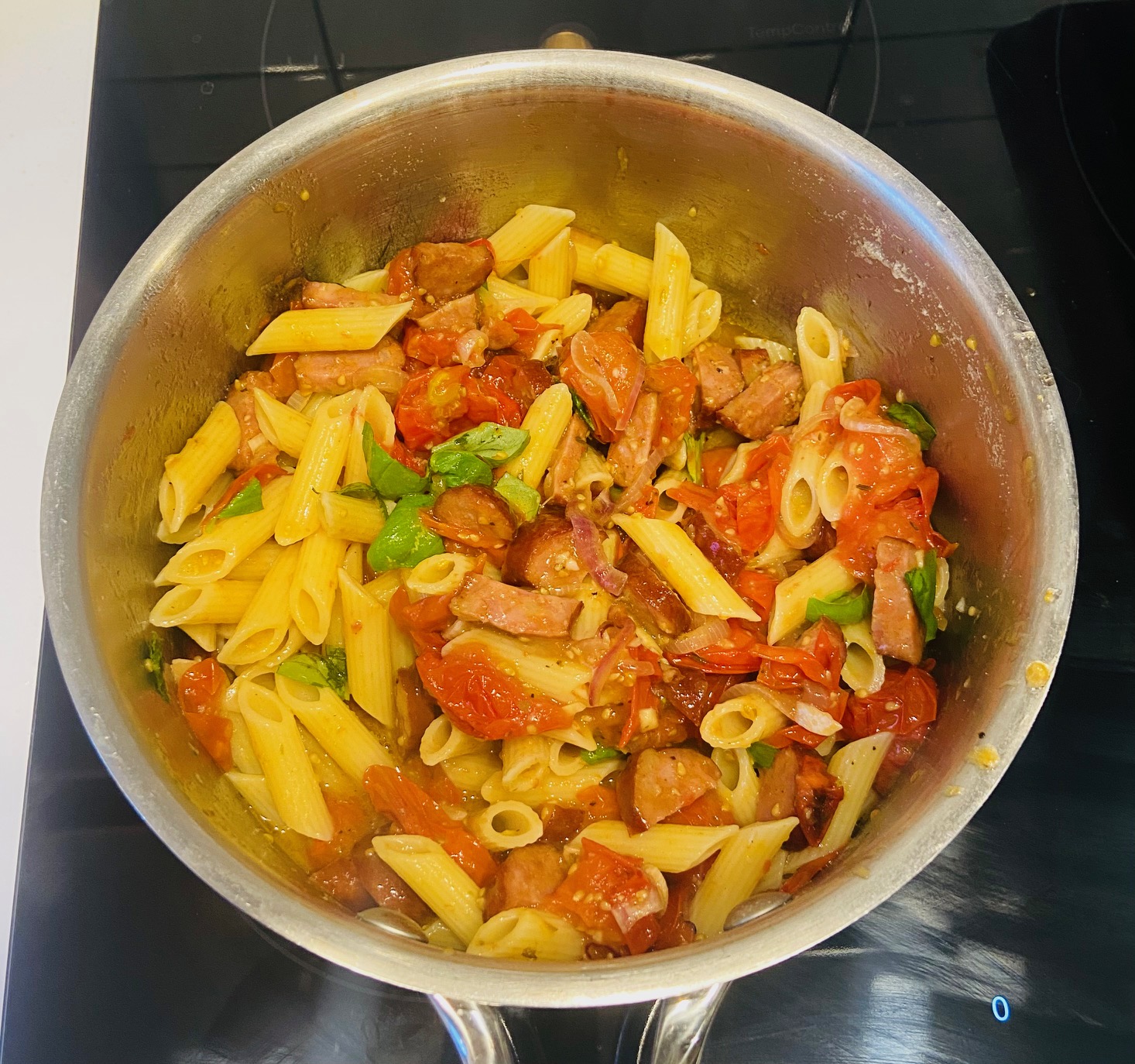Glut of Cherry Tomatoes Pasta